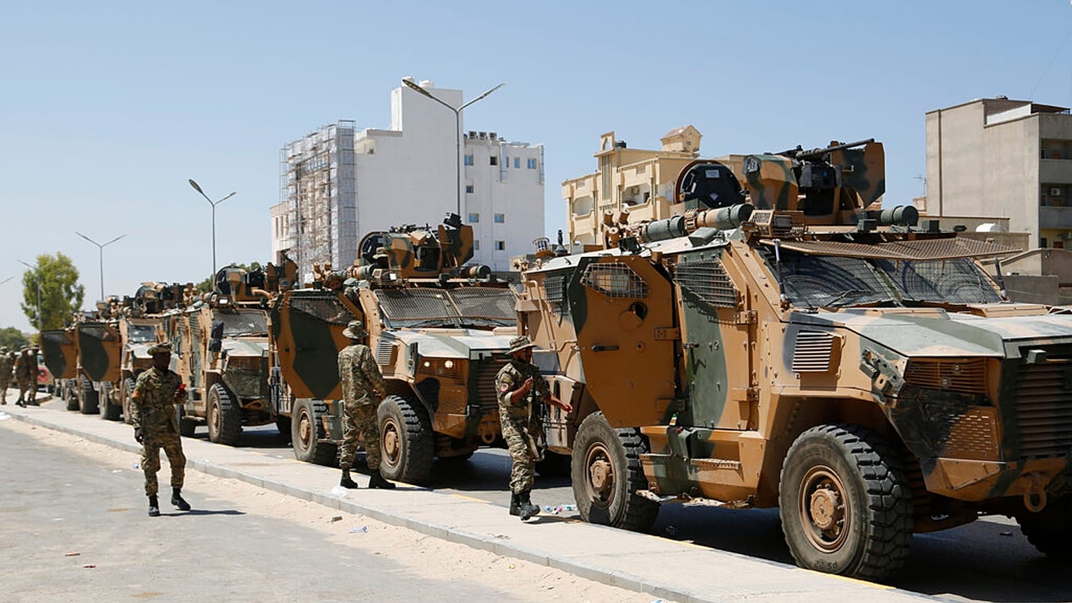L'armée déployée à Tripoli