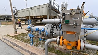 Almanya'daki doğal gaz boru hattı