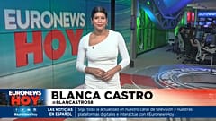Blanca Castro presenta Euronews Hoy este lunes 29 de agosto. 