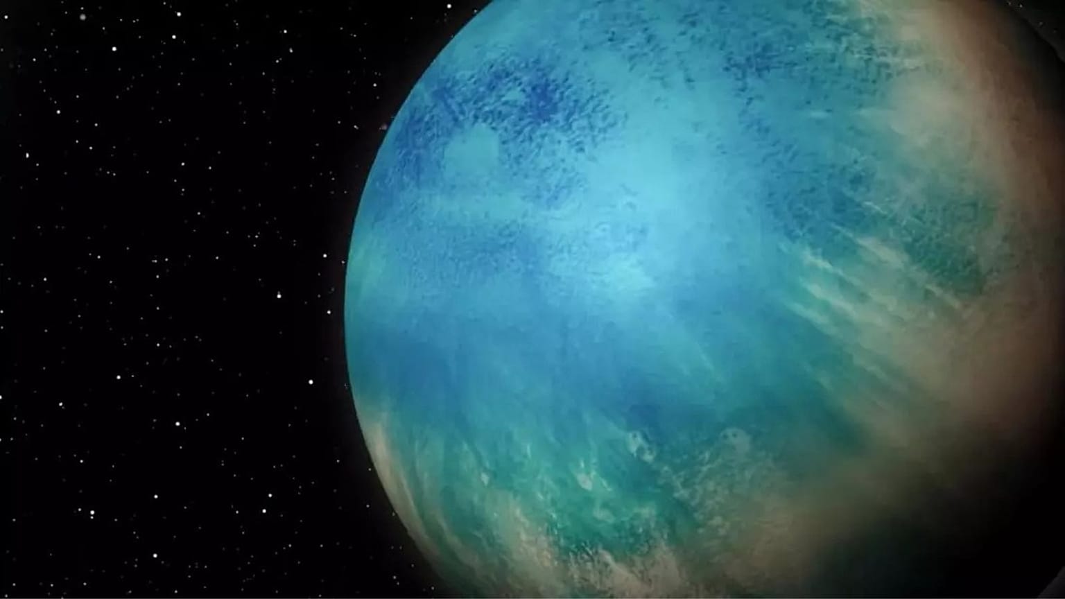 Artistic rendition of the exoplanet TOI-1452 b