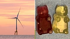 The new composite resin could be used to recyclable turbine blades into sweets. 