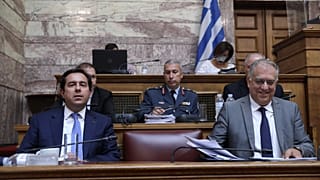 Νότης Μηταράκης και Τάκης Θεοδωρικάκος