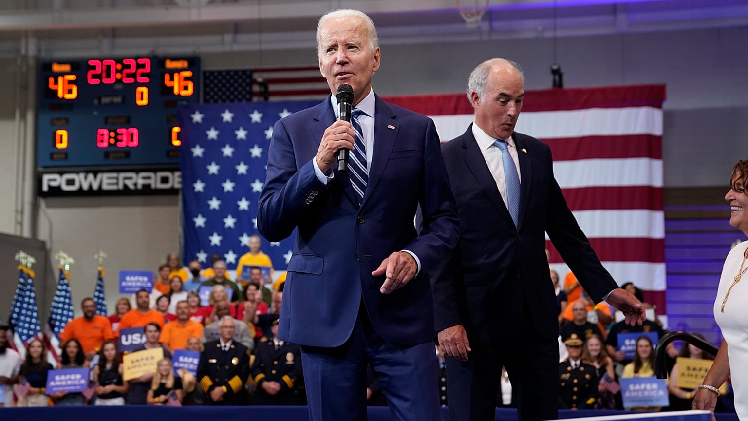 En un discurso en Pensilvania, Jor Biden declaró estar decidido a prohibir los rifles de asalto en Estados Unidos