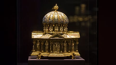 The medieval Dome Reliquary (13th century) of the Welfenschatz