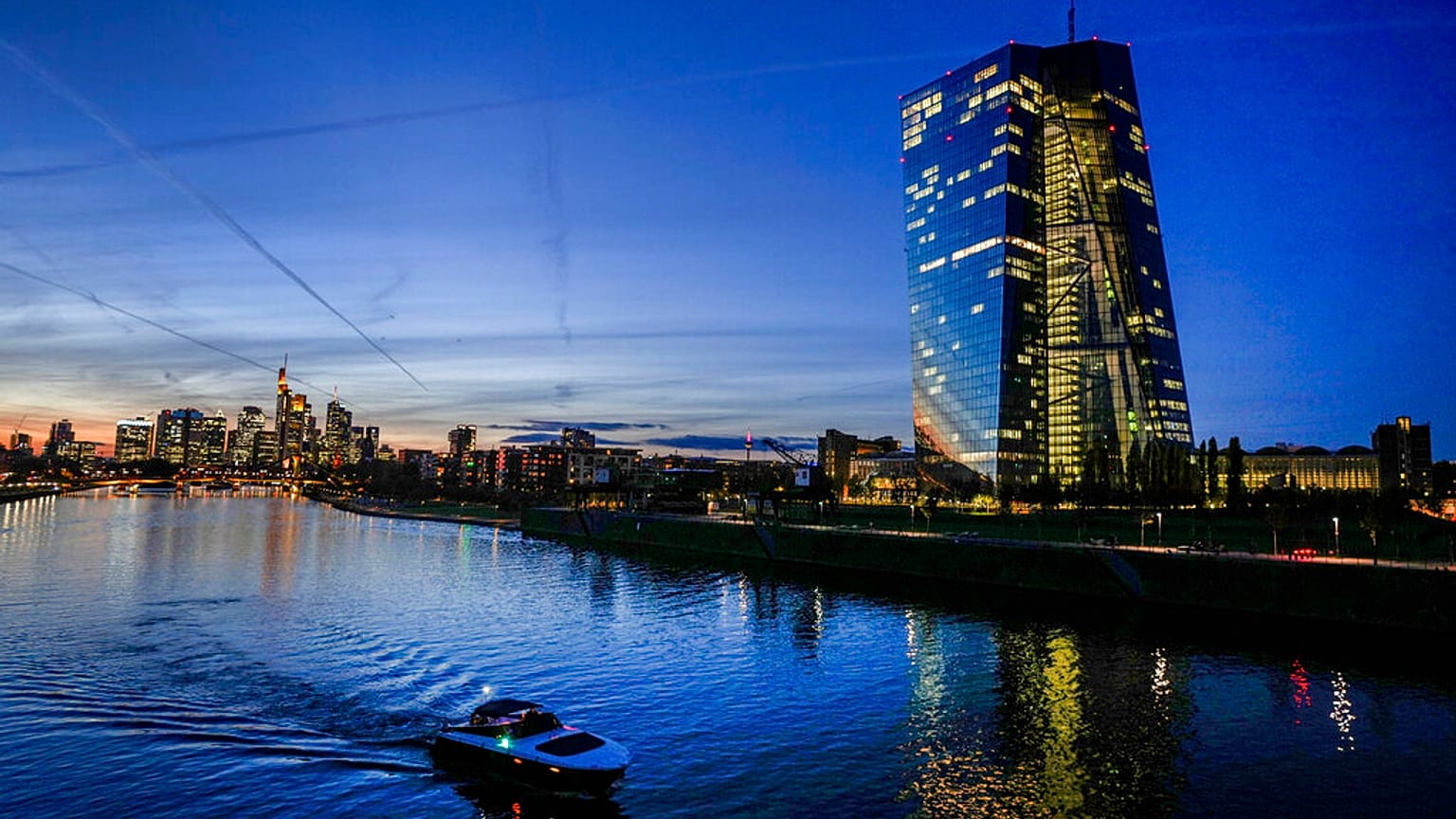 Le siège de la Banque centrale européenne à Francfort-sur-le-Main, Allemagne.