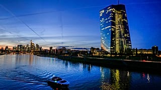 Le siège de la Banque centrale européenne à Francfort-sur-le-Main, Allemagne.