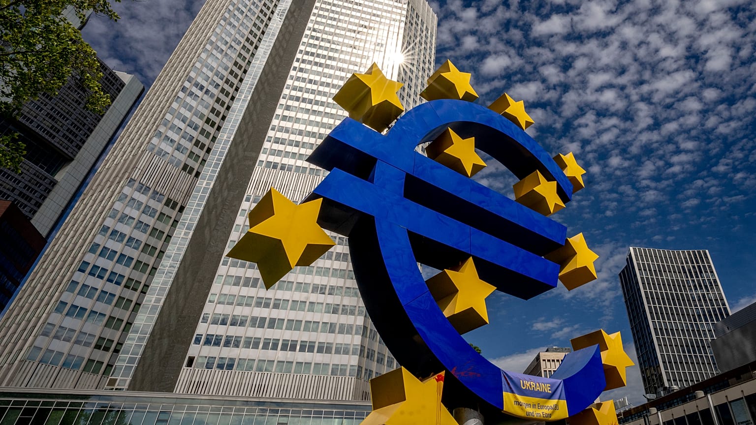 The headquarters of the European Central Bank in Frankfurt