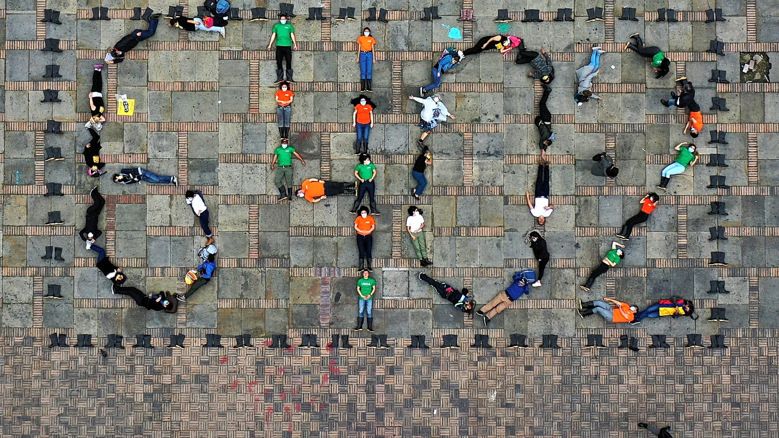 Hommage aux victimes de disparition forcée à Bogota (Colombie) - 30.08.2021