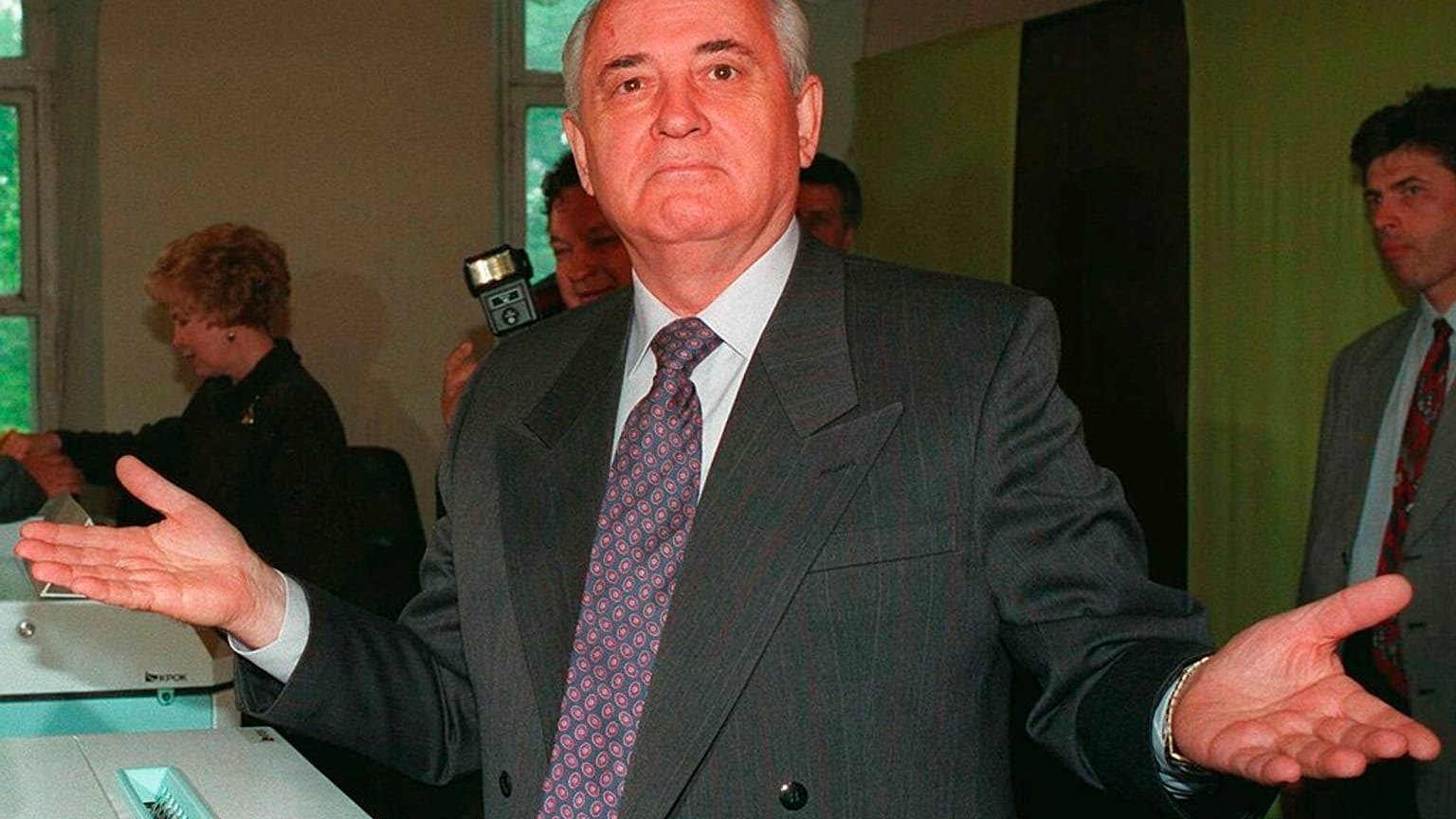 Gorbatschow im Juni 1996 in Moskau