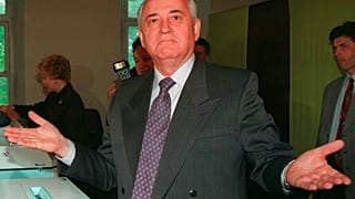 Gorbatschow im Juni 1996 in Moskau