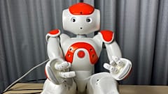 The Nao robot used in the study
