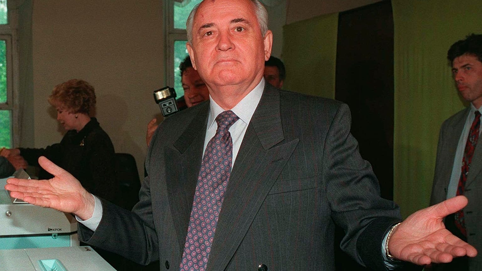 Михаил Горбачёв на выборах президента России 1996