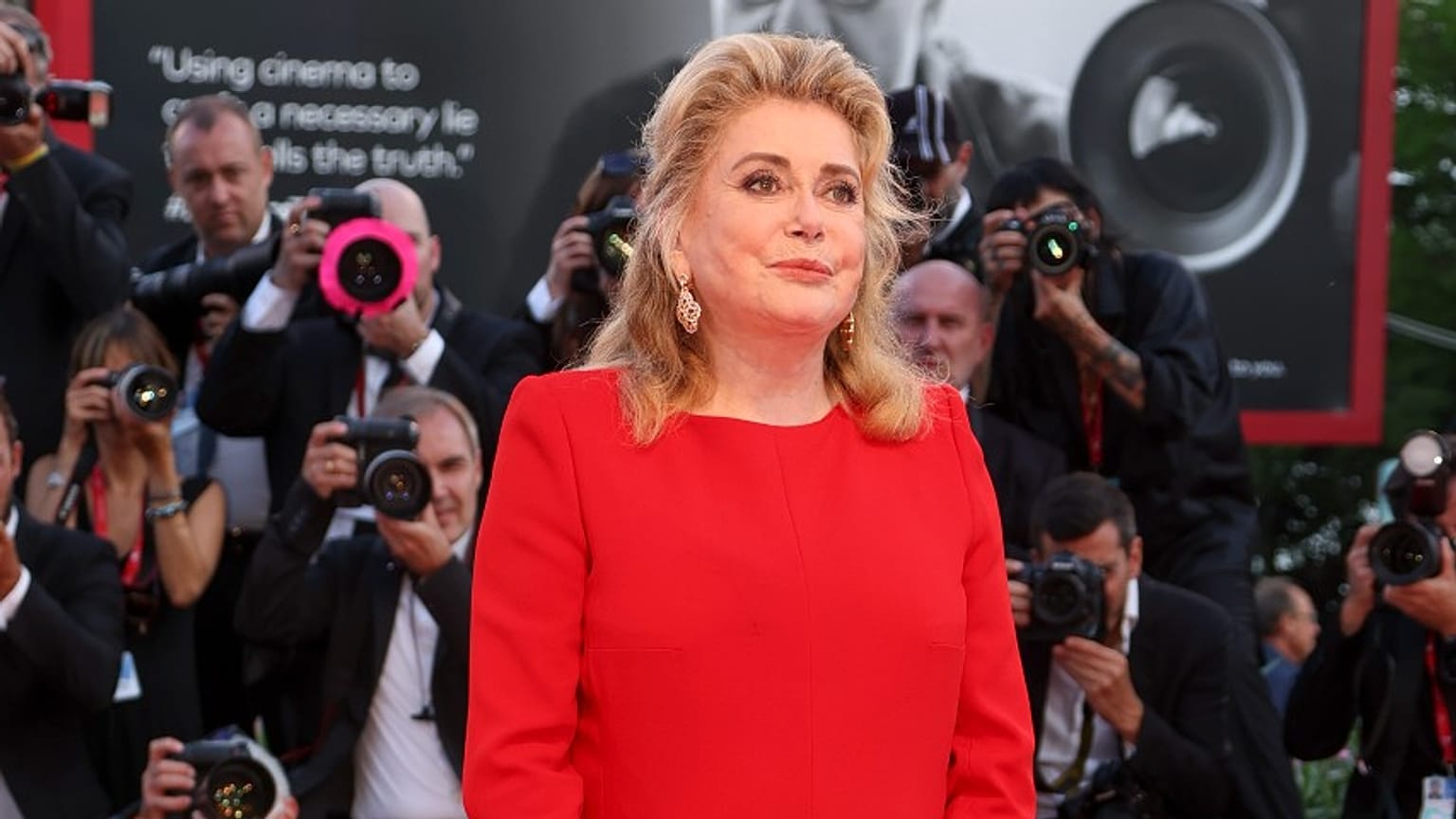 Die französische Schauspielerin Catherine Deneuve beim Filmfestival von Venedig