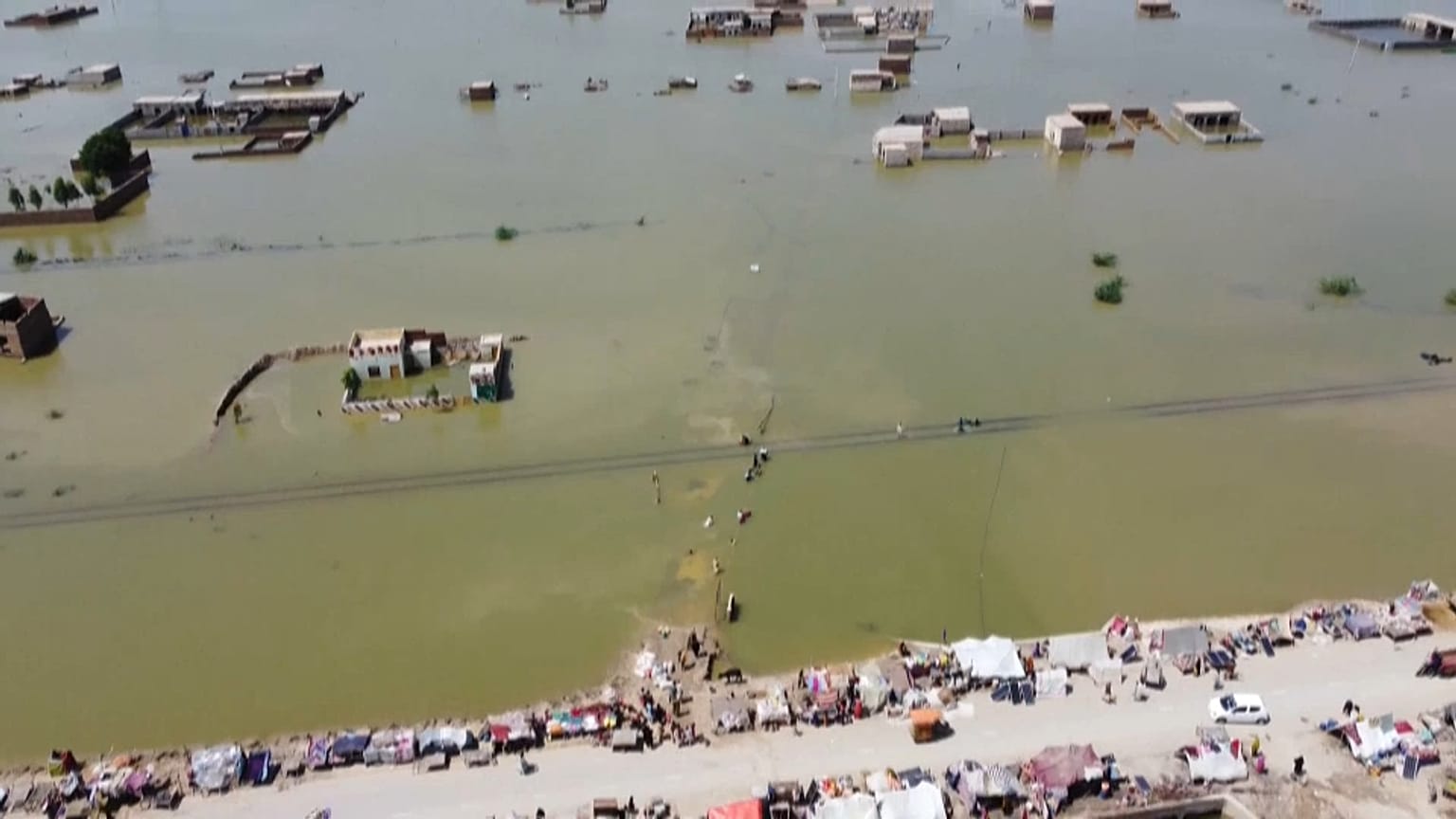 Le Pakistan, sous l'eau