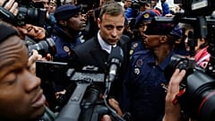Oscar Pistorious, le 14 juin 2016, quittant le tribunal à Pretoria, Afrique du Sud
