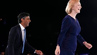 Rishi Sunak et Liz Truss, le 31 août 2022, Wembley Arena, Londres, Royaume-Uni