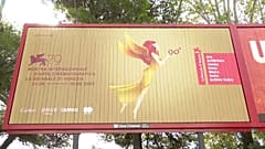 Festivalplakat in Venedig