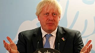 Le Premier ministre britannique Boris Johnson lors d'un discours, le 01/09/2022