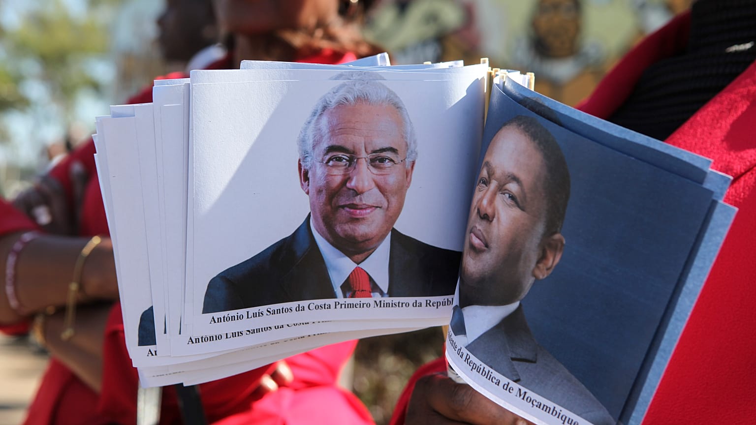 António Costa recebido por Filipe Nyusi em Moçambique