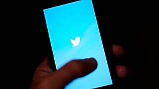 The Twitter application is seen on a digital device Monday, April 25, 2022,