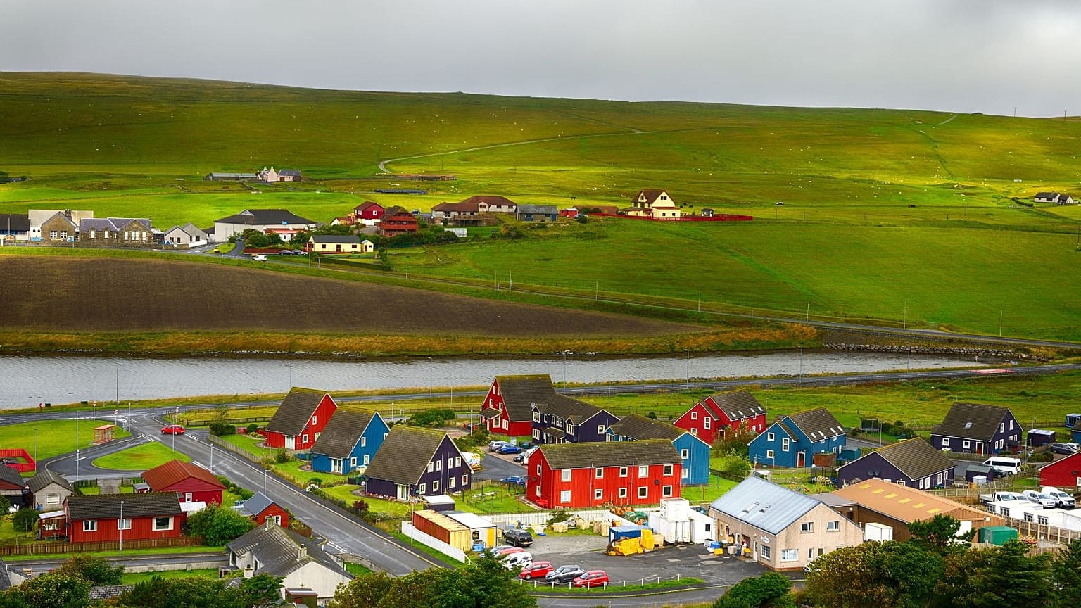 Scalloway Harbour on Shetland, which is set to face 'ridiculous' energy prices.