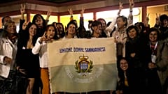 Women's rights activists celebrate in San Marino after a 2021 referendum approved legalising abortion.
