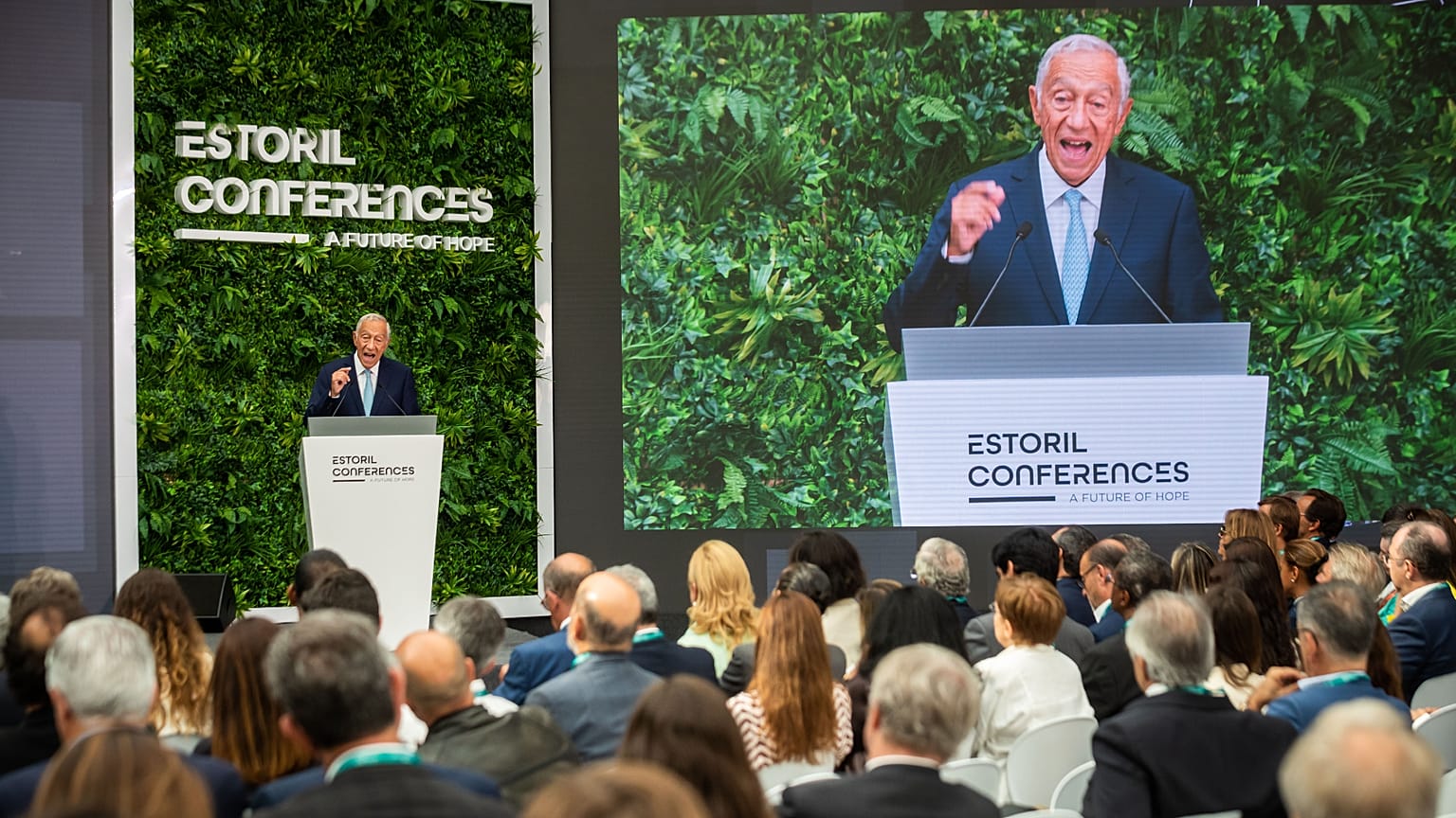 Marcelo Rebelo de Sousa na abertura das Conferências do Estoril