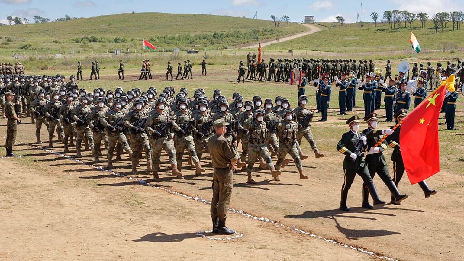 Russische Soldaten im Rahmen der Großübungen Wostok 2022 (Osten 2022) in Russlands Osten. 31. August 2022