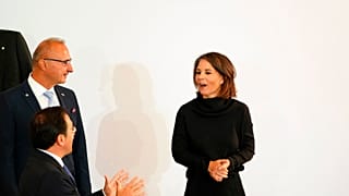 Annalena Baerbock beim Treffen mit anderen europäischen Außenministern in Prag, 31. August 2022.