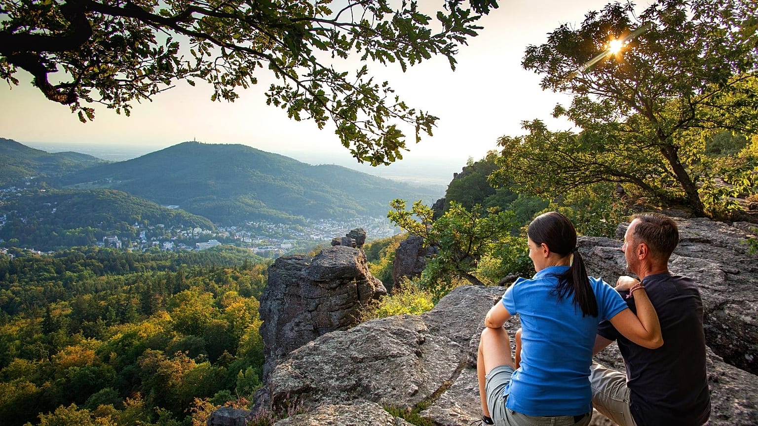 Baden-Baden has a 100-acre forest and a car-free city centre. 
