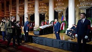 Mihail Gorbacsov volt szovjet vezető búcsúztatása