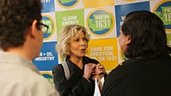 Fonda criticou ainda o sistema de saúde dos Estados Unidos da América