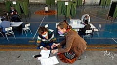 Wahllokal in Chile 