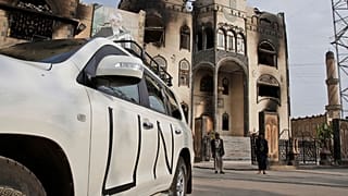 عکس تزئینی از حضور نیروهای سازمان ملل در یمن 