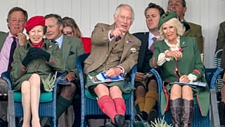 Prinzessin Anne, Prinz Charles und seine Frau Camilla bei den Braemar Highland Games