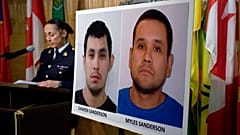 La policía muestra las fotos de los dos sospechosos del ataque