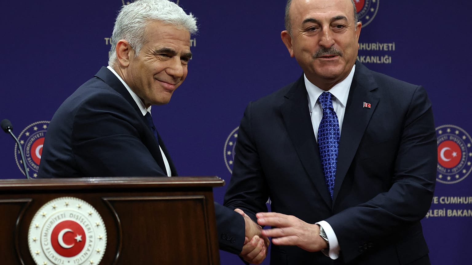 Yair Lapid - Mevlüt Çavuşoğlu