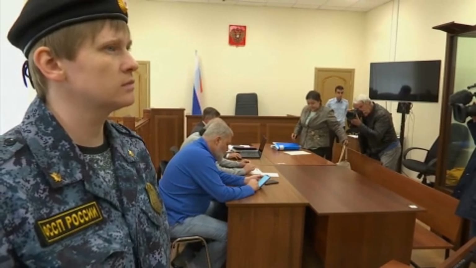 Novaya Gazeta editor-in-chief at the hearing