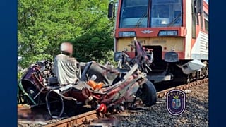All seven people travelling in the car were killed.