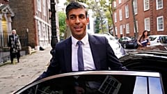 Rishi Sunak a választás napján 