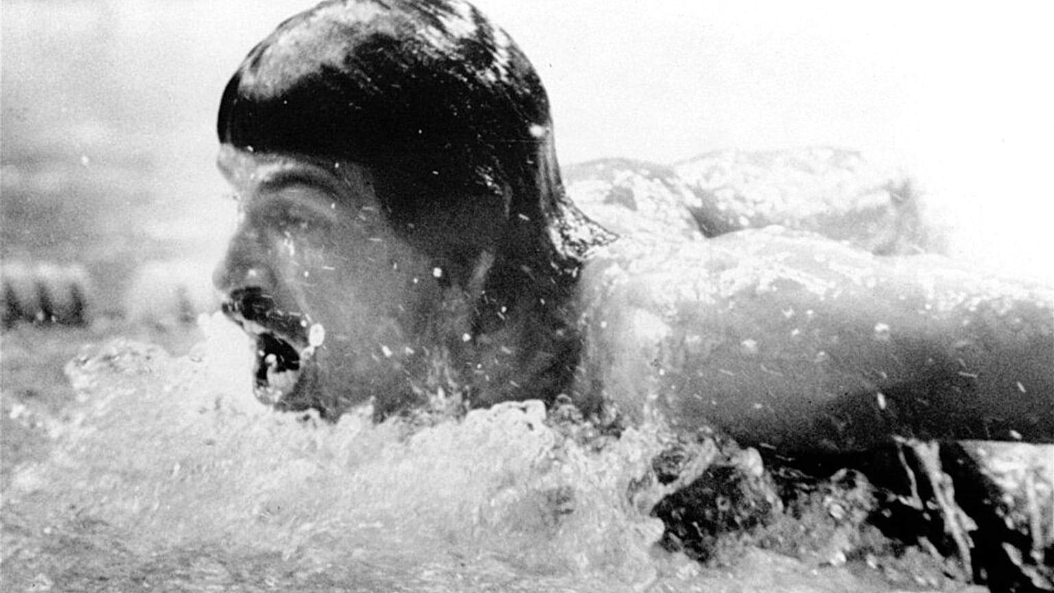 Mark Spitz durante una prueba en los Juegos Olímpicos de 1972.