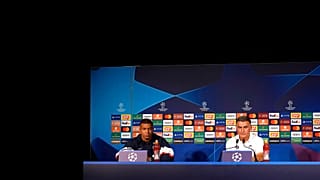Kylian Mbappé et Christophe Galtier en conférence de presse (05/09/2022)
