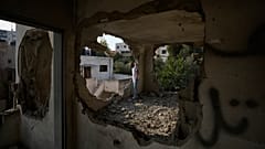 منزل الفلسطيني رائد حازم المهدم من طرف القوات الإسرائيلية في مدينة جنين بالضفة الغربية - 6 سبتمبر 2022