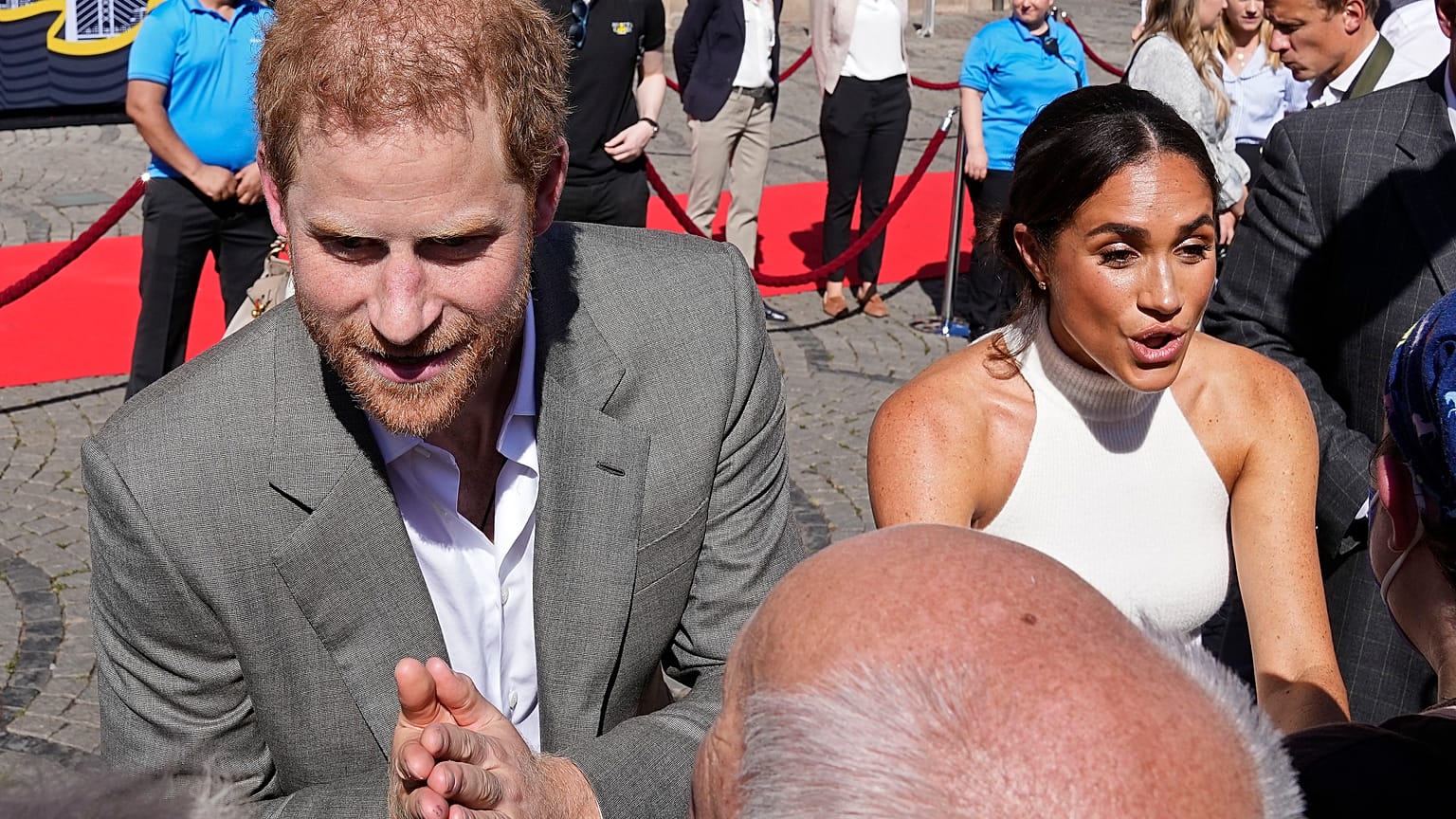 Freundlich und entspannt waren die Royals in Düsseldorf.