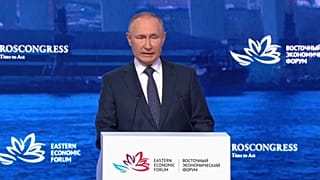 Vladimir Putin ha arremetido contra Occidente por las sanciones impuestas a Rusia