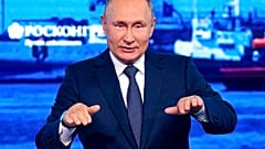 Le président russe Vladimir Poutine à un Forum économique à Vladivostok, 07/09/2022