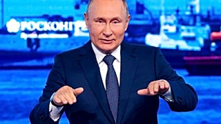 Le président russe Vladimir Poutine à un Forum économique à Vladivostok, 07/09/2022
