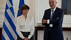 Главы МИДов Франции и Греции