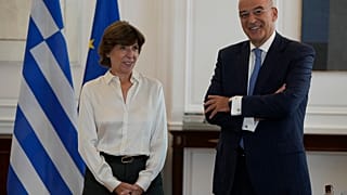 Главы МИДов Франции и Греции