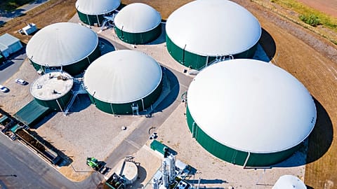 The EU's gas storage facilities can fulfil around a quarter of its total gas consumption.